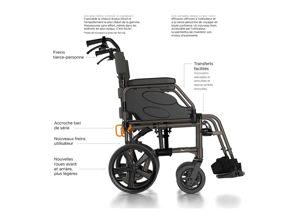 FMP — fauteuil non modulaire à propulsion manuelle ou à pousser