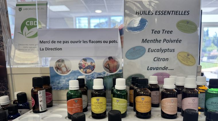 Huiles essentielles pures et naturelles disponibles au magasin de Carqueiranne